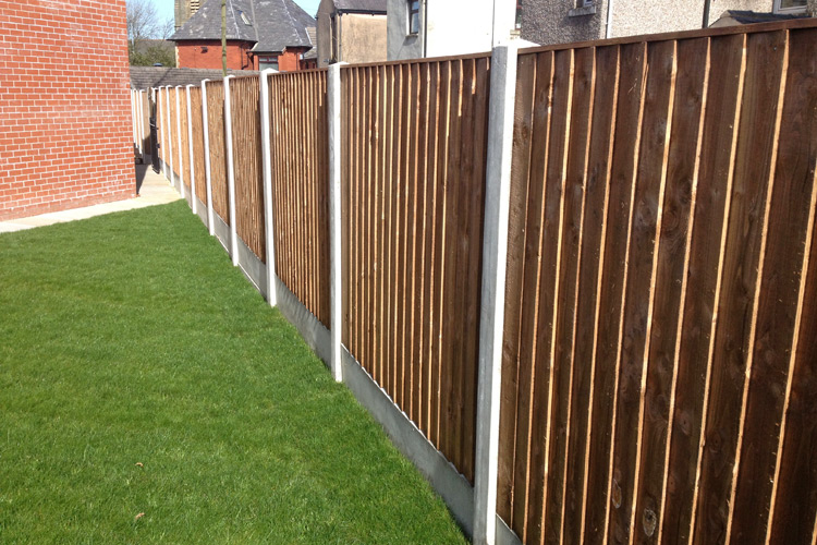Concrete Posts & Timber Panel Fencing