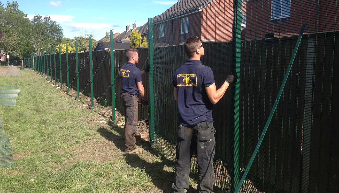 Fencing in Preston, Lancashire