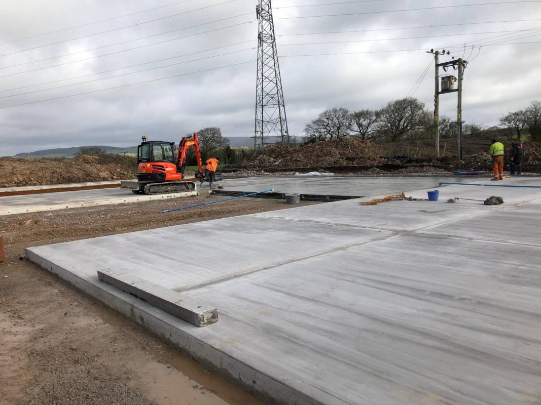 Concrete Laying and Steel Palisade Installation Main Photo